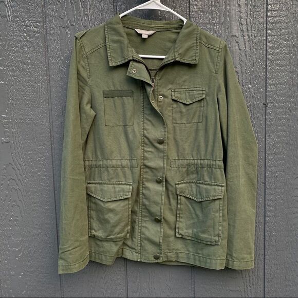 Rubbish Green 3 Pocket Drawstring Utility Jacket - Picture 1 of 8